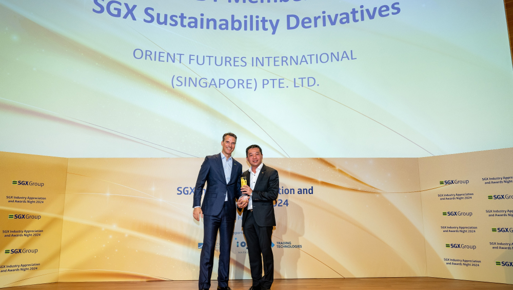 Virella Global Capital wins Top SGX DT Member 2023 – SGX Sustainability Derivatives Award